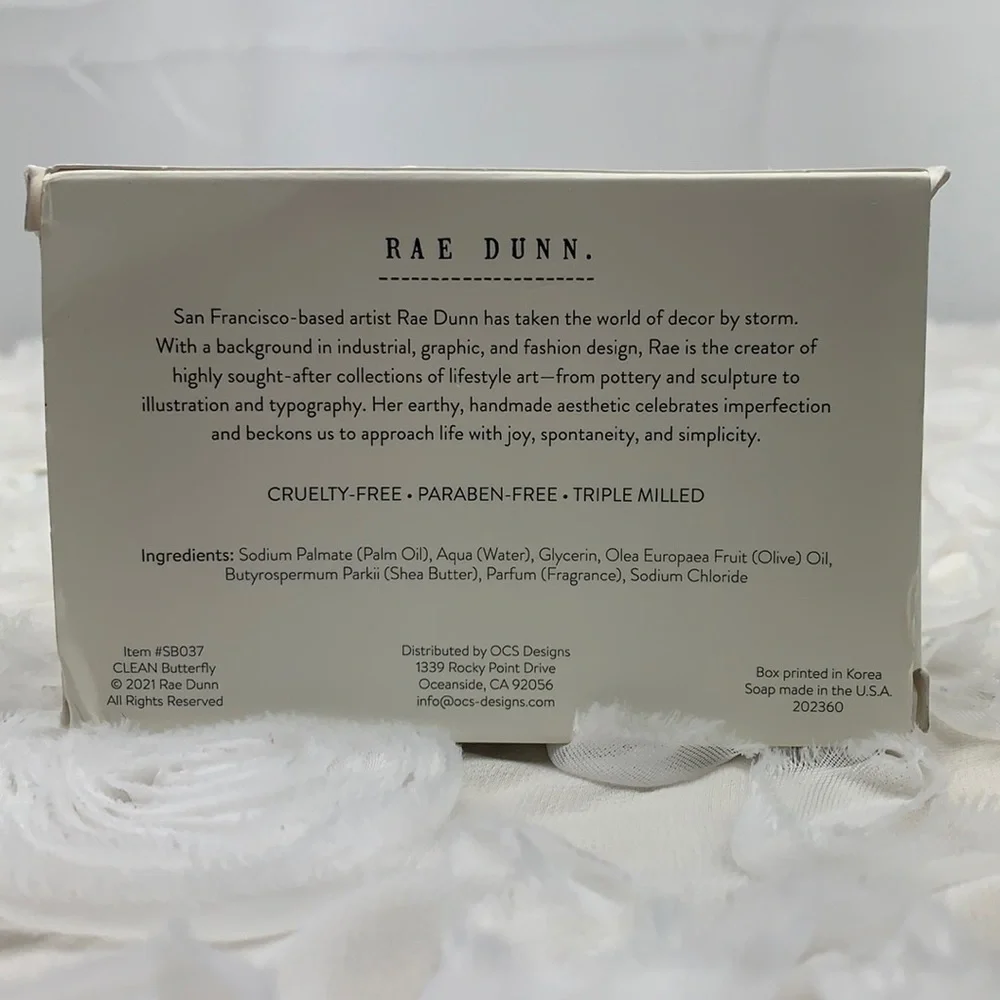 Rae Dunn Scented Hand & Body Soap-Clean, Lavender & Sage, 8oz, SB037